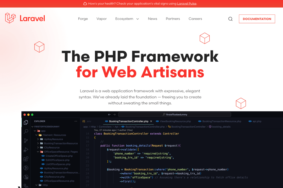 Beberapa Fitur Canggih Website Dibuat dengan Framework Laravel